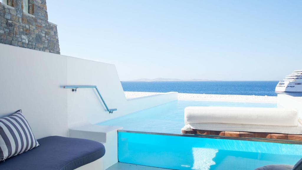 Cavo Tagoo Mykonos premium room with pool (around 1500 euros in August)